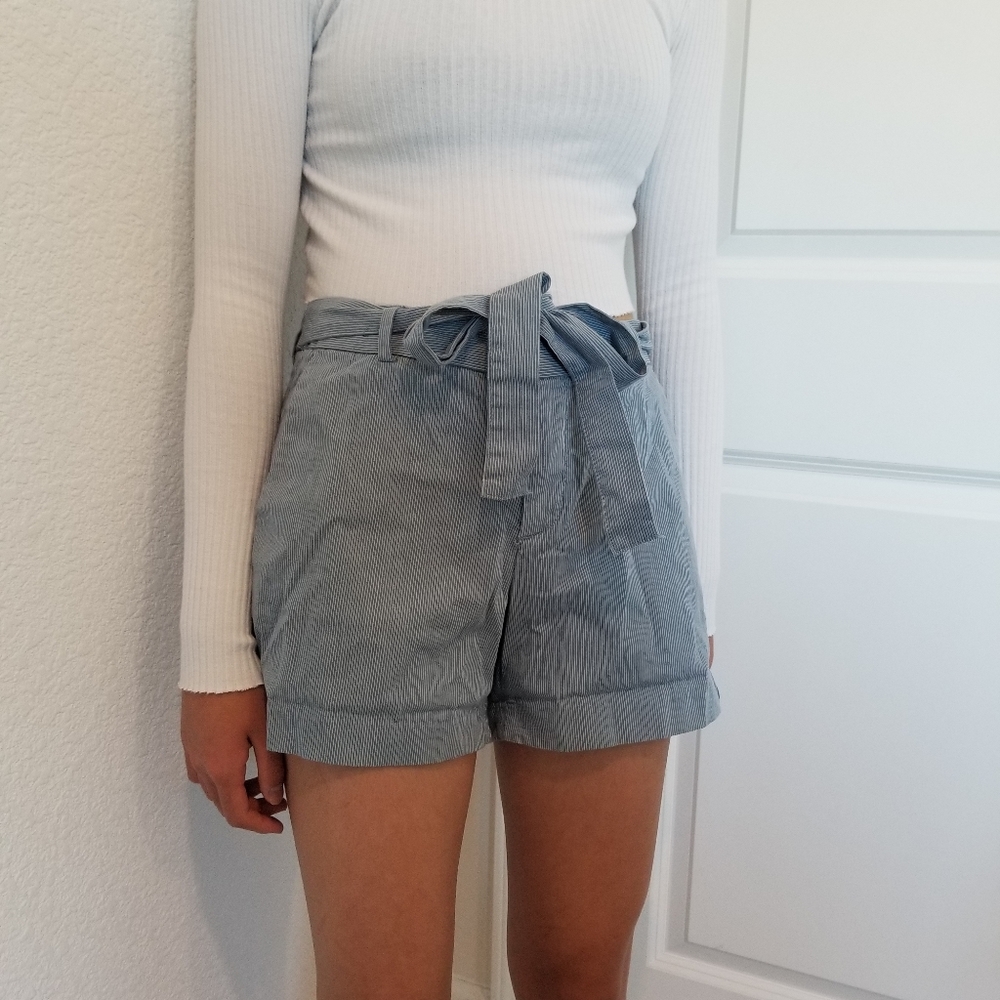 Banana Republic Tie Belt Shorts